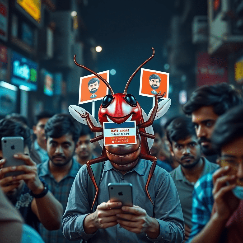 Cockroach Janta Party viral Gen Z political satire trend in India