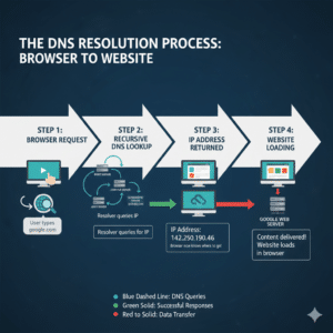 How DNS works behind the scenes