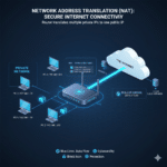 What is NAT explained with router translating private IP addresses to a public IP address
