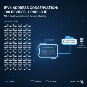 Why NAT is important for IPv4 address conservation