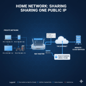 Real world example of NAT in a home network