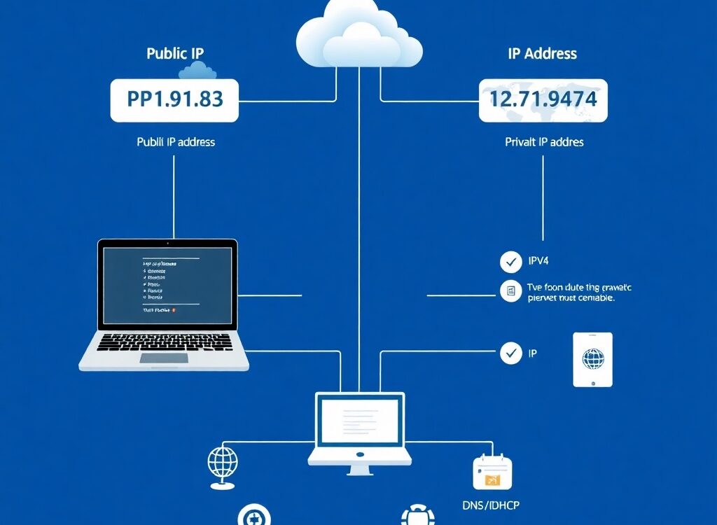 What is my IP address showing public IP private IP IPv4 IPv6 lookup and networking concepts