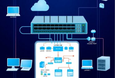What is a switch network switch showing Ethernet switch ports MAC address table data forwarding managed switch and Layer 2 Layer 3 switching