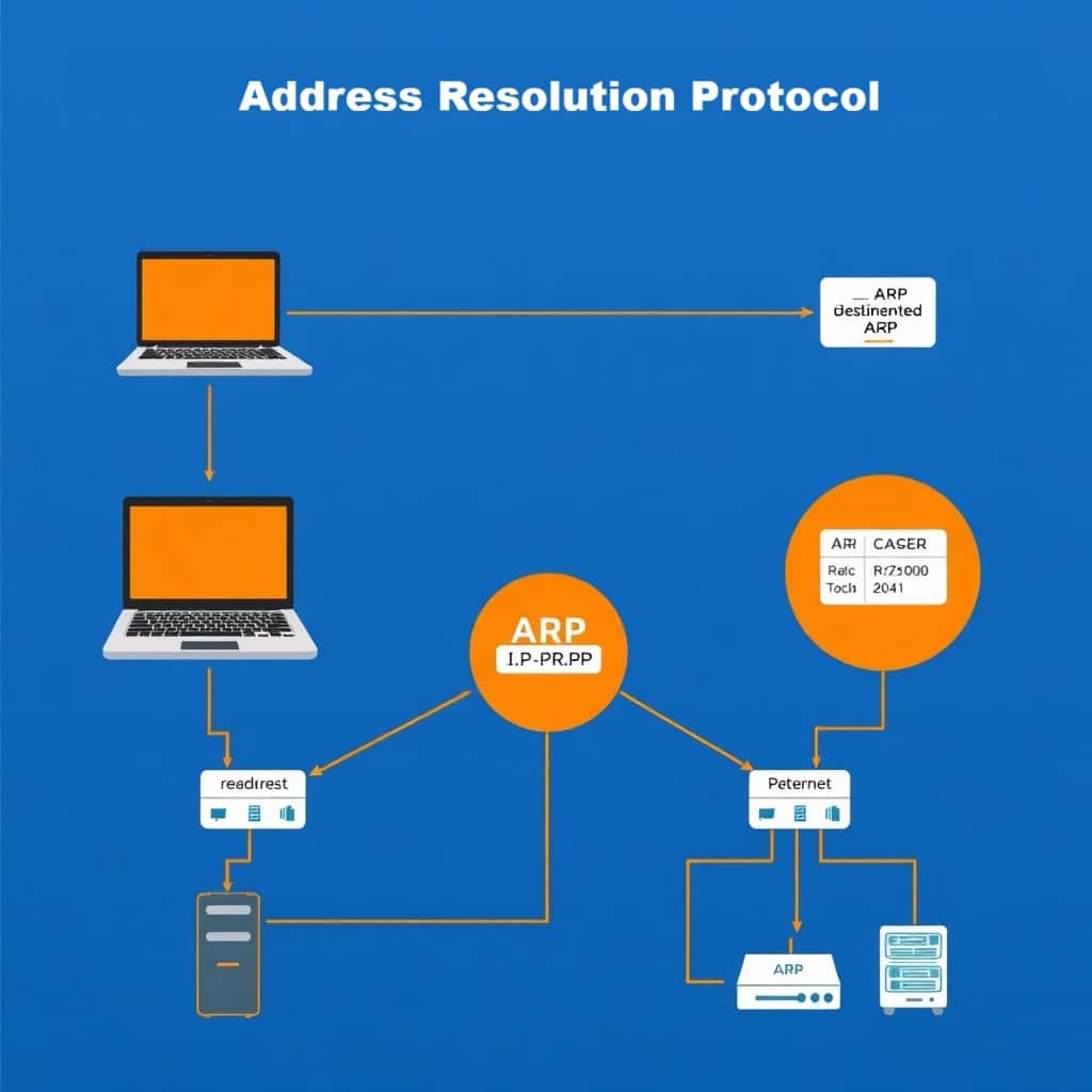 What is ARP Address Resolution Protocol showing ARP request ARP reply ARP cache ARP table and IP to MAC address resolution